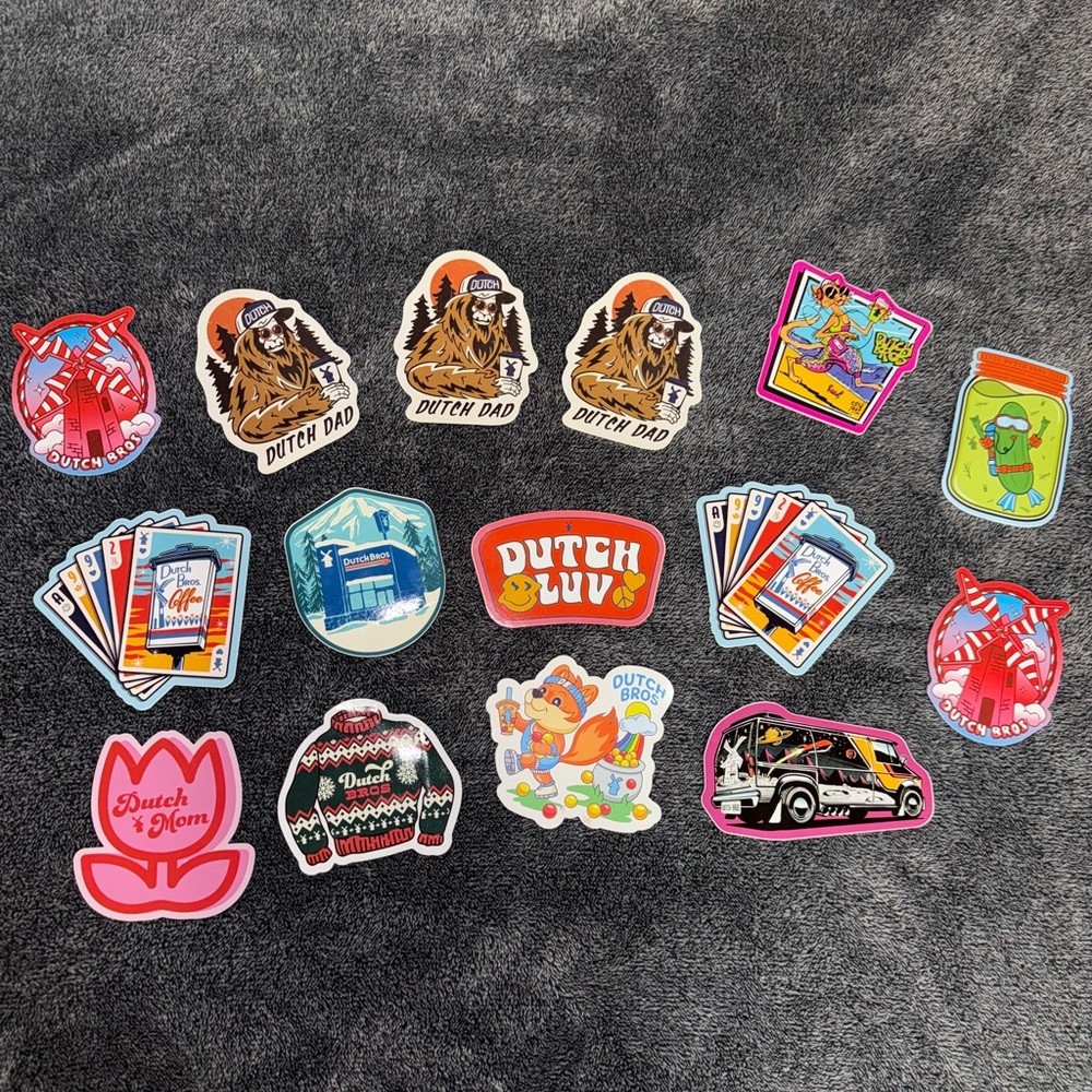 Dutch Bros Sticker Set